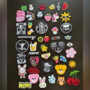 colorful random set of patches (40+)